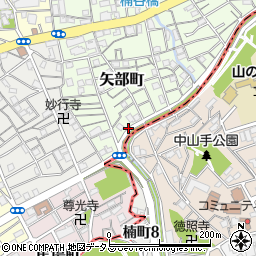 兵庫県神戸市兵庫区矢部町25周辺の地図