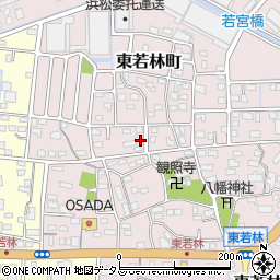静岡県浜松市中央区東若林町650周辺の地図