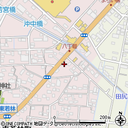 静岡県浜松市中央区東若林町131周辺の地図