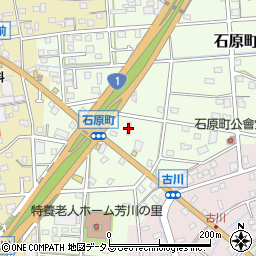 中日新聞　安間新聞店周辺の地図