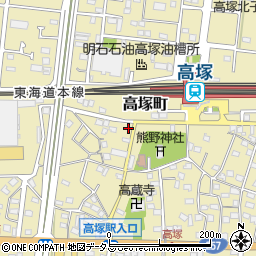 静岡県浜松市中央区高塚町2030周辺の地図