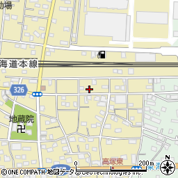 静岡県浜松市中央区高塚町129周辺の地図