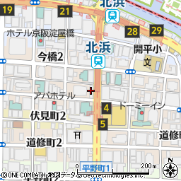 野村殖産株式会社　高麗橋野村ビル周辺の地図