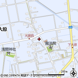 静岡県磐田市大原2355周辺の地図