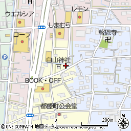 静岡県浜松市中央区都盛町22周辺の地図