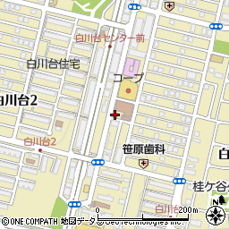須磨警察署白川台交番周辺の地図