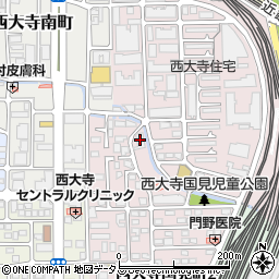 エレガントコートマユカ西大寺周辺の地図
