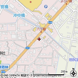 静岡県浜松市中央区東若林町130周辺の地図