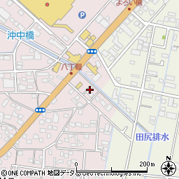 静岡県浜松市中央区東若林町115周辺の地図