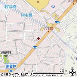 静岡県浜松市中央区東若林町150周辺の地図
