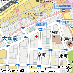 株式会社東京海上あんしんエージェンシー　神戸支社周辺の地図