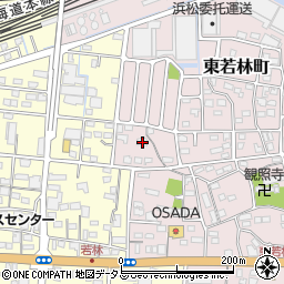 静岡県浜松市中央区東若林町891周辺の地図