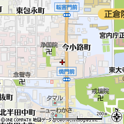 奈良今小路郵便局 ＡＴＭ周辺の地図