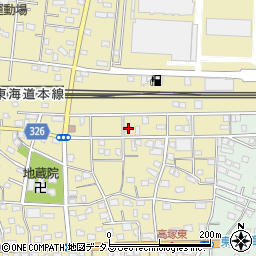 静岡県浜松市中央区高塚町130周辺の地図