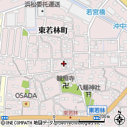 静岡県浜松市中央区東若林町644周辺の地図