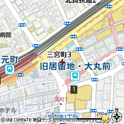ラフラ矯正歯科　神戸・三宮周辺の地図