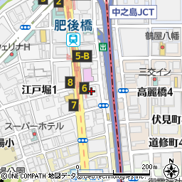 Ｄグラフォート大阪ＮＹタワー肥後橋周辺の地図