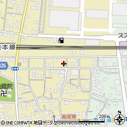 静岡県浜松市中央区高塚町126周辺の地図