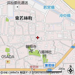 静岡県浜松市中央区東若林町630周辺の地図