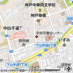 兵庫県板金工業組合周辺の地図
