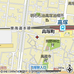 静岡県浜松市中央区高塚町2037周辺の地図