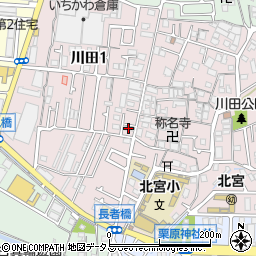 「和」食堂周辺の地図