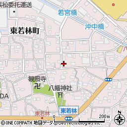 静岡県浜松市中央区東若林町215周辺の地図