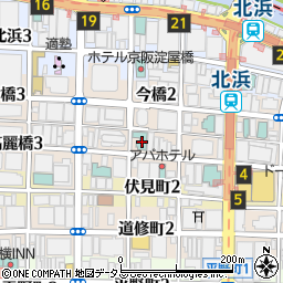 相鉄フレッサイン大阪淀屋橋周辺の地図