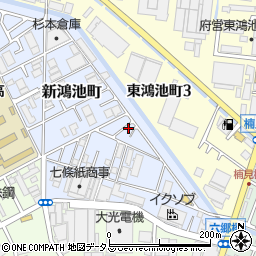 赤帽藤光運送店周辺の地図