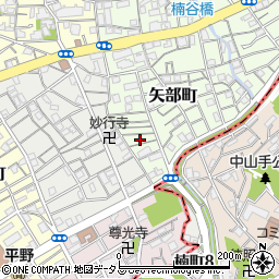 兵庫県神戸市兵庫区矢部町28周辺の地図
