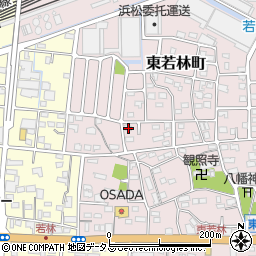 静岡県浜松市中央区東若林町661周辺の地図