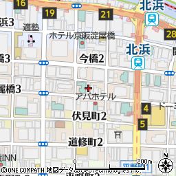 ドトールコーヒーショップ 高麗橋店周辺の地図