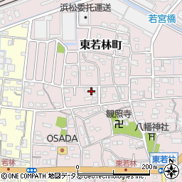 静岡県浜松市中央区東若林町653周辺の地図