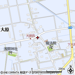 静岡県磐田市大原2341周辺の地図