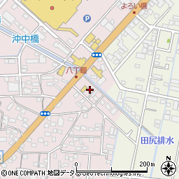静岡県浜松市中央区東若林町114周辺の地図