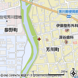 静岡県浜松市中央区芳川町830周辺の地図
