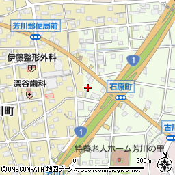 静岡県浜松市中央区石原町677周辺の地図