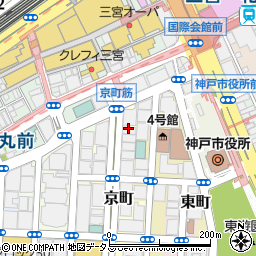 朝日生命保険相互会社　神戸支社周辺の地図