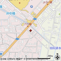 静岡県浜松市中央区東若林町113周辺の地図