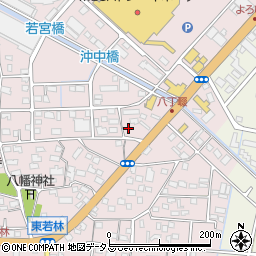静岡県浜松市中央区東若林町146周辺の地図