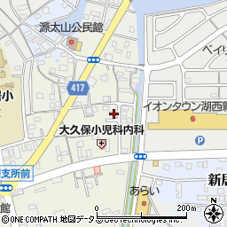 静岡県湖西市新居町浜名60-5周辺の地図