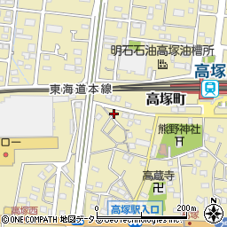 静岡県浜松市中央区高塚町2080周辺の地図