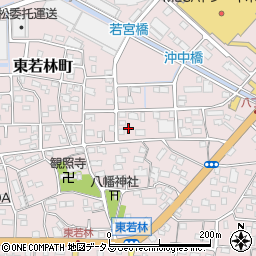 静岡県浜松市中央区東若林町214周辺の地図