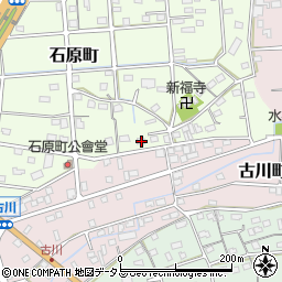 静岡県浜松市中央区石原町36周辺の地図