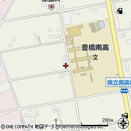 愛知県豊橋市南大清水町元町507周辺の地図