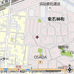 静岡県浜松市中央区東若林町975周辺の地図
