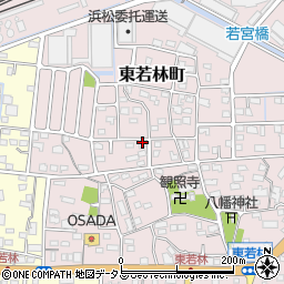 静岡県浜松市中央区東若林町652周辺の地図