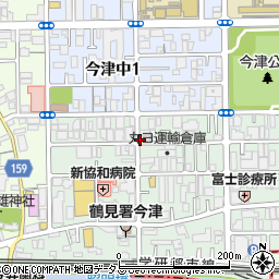 大阪府大阪市鶴見区今津南1丁目周辺の地図