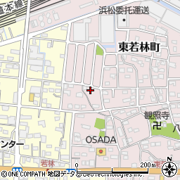 静岡県浜松市中央区東若林町974周辺の地図