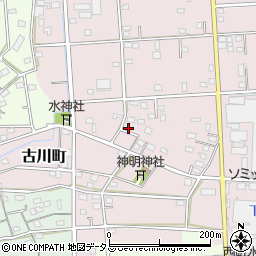 静岡県浜松市中央区古川町306周辺の地図